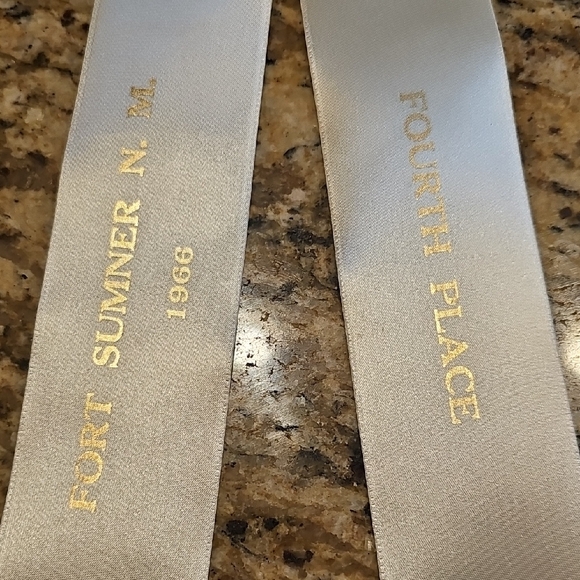 5 Vintage original 1965 1966 Horse Show Rosettes Fort Sumner NM ribbons winners - Picture 12 of 16